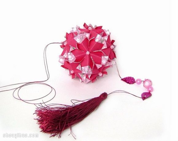 美輪美奐的手工折紙花球作品欣賞(四) -  rpnrmr.com
