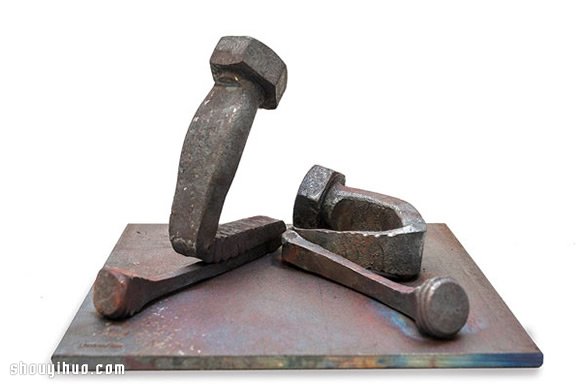 舊螺絲重新改造 DIY人物般螺絲釘手工藝品 -  rpnrmr.com