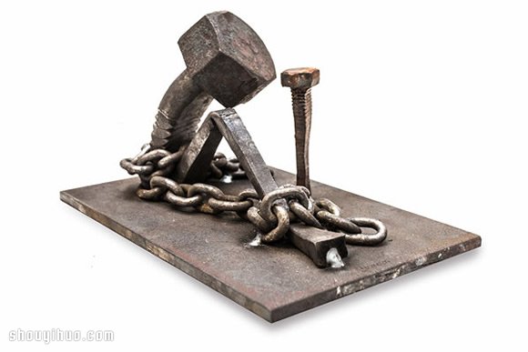 舊螺絲重新改造 DIY人物般螺絲釘手工藝品 -  rpnrmr.com