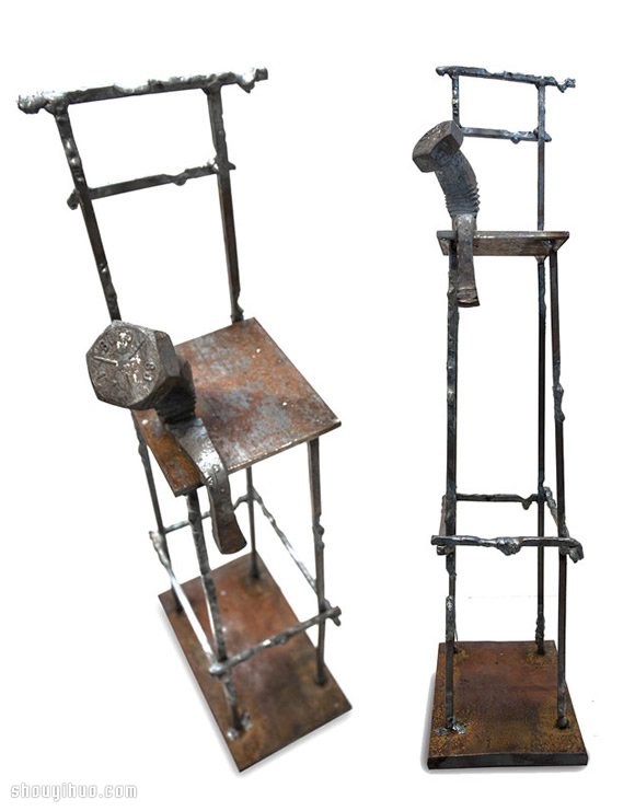 舊螺絲重新改造 DIY人物般螺絲釘手工藝品 -  rpnrmr.com