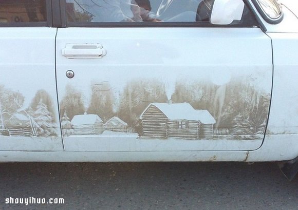 車(chē)子臟了何必洗 直接在上面涂鴉作畫(huà)?。?-  rpnrmr.com
