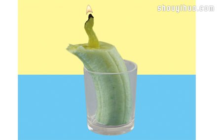 化學(xué)小實(shí)驗(yàn)：手工制作有趣的香蕉薯片蠟燭 -  rpnrmr.com