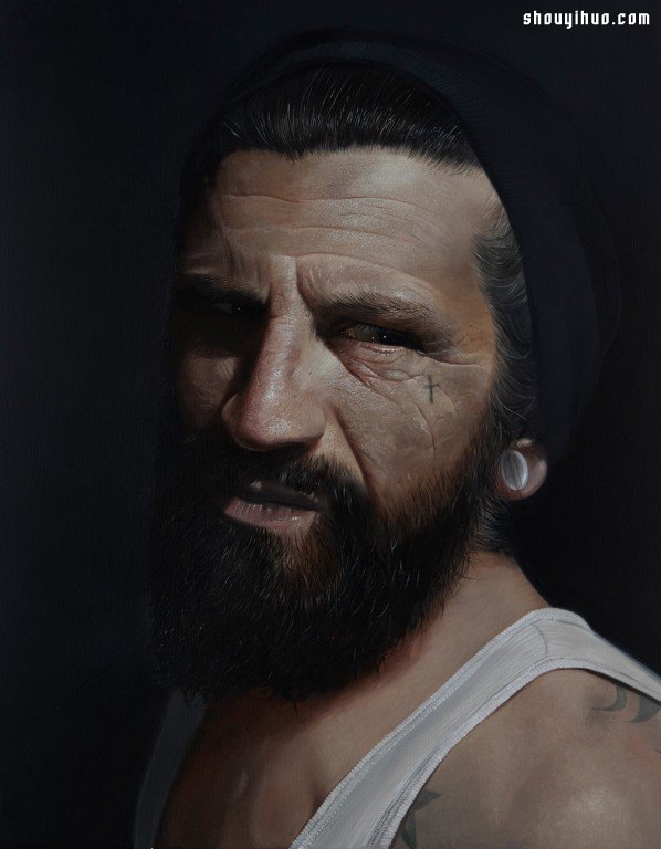 Mike Dargas 超越完美新現(xiàn)實主義繪畫作品 -  rpnrmr.com