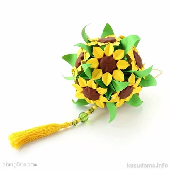 美輪美奐的手工折紙花球作品欣賞(五) -  rpnrmr.com