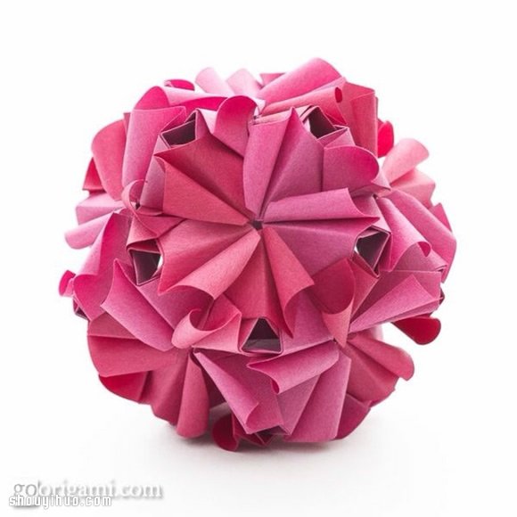 美輪美奐的手工折紙花球作品欣賞(五) -  rpnrmr.com