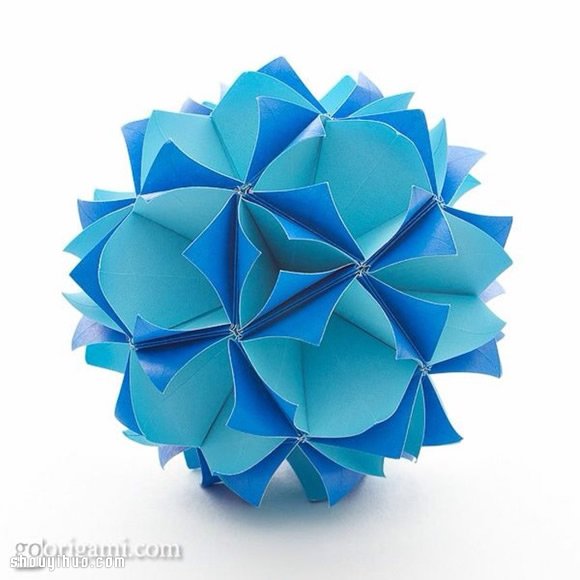 美輪美奐的手工折紙花球作品欣賞(五) -  rpnrmr.com