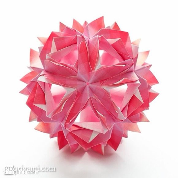 美輪美奐的手工折紙花球作品欣賞(五) -  rpnrmr.com