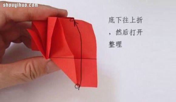 簡單玫瑰花的折法 手工折紙玫瑰花折法圖解 -  rpnrmr.com
