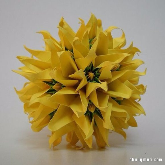 美輪美奐的手工折紙花球作品欣賞(六) -  rpnrmr.com