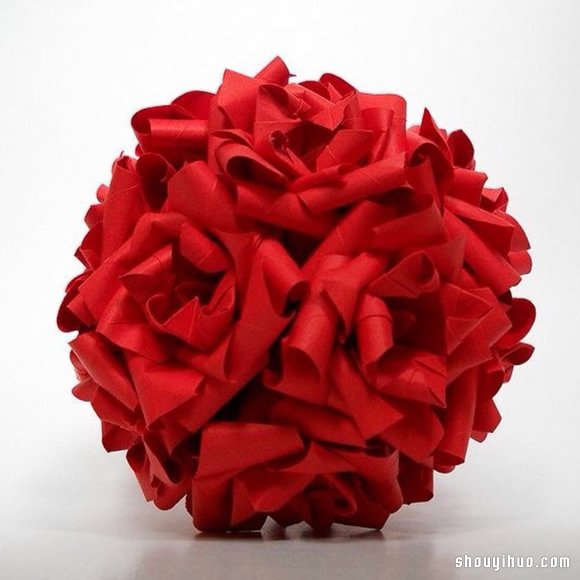 美輪美奐的手工折紙花球作品欣賞(六) -  rpnrmr.com