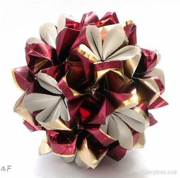 美輪美奐的手工折紙花球作品欣賞(七) -  rpnrmr.com