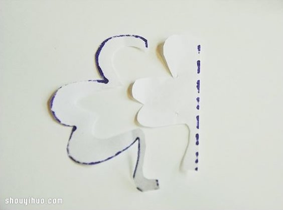 可愛(ài)小清新三葉草發(fā)卡布藝手工制作教程 -  rpnrmr.com