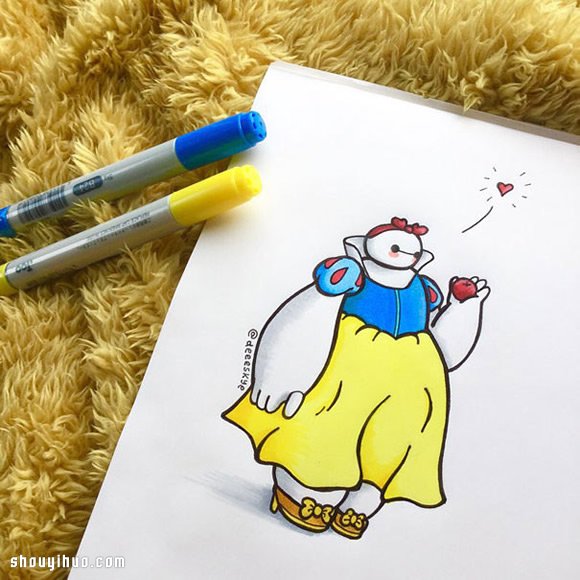 Baymax玩角色扮演 融合成經(jīng)典迪士尼人物 -  rpnrmr.com