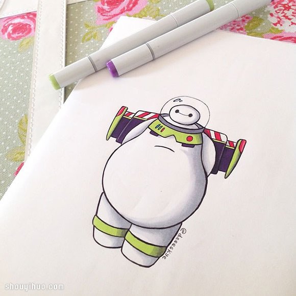 Baymax玩角色扮演 融合成經(jīng)典迪士尼人物 -  rpnrmr.com