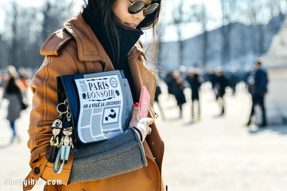 時(shí)尚街拍中出現(xiàn)的女式新奇包款 -  rpnrmr.com
