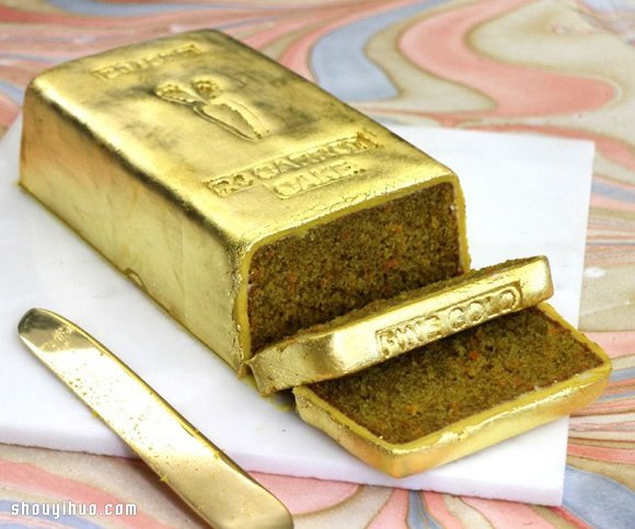 24K土豪金蛋糕做法 不是土豪也能吃得起！ -  rpnrmr.com