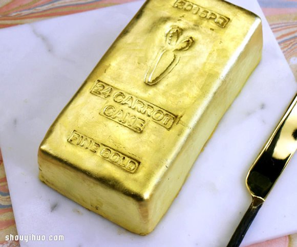 24K土豪金蛋糕做法 不是土豪也能吃得起！ -  rpnrmr.com