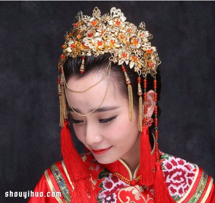 華麗麗的中式復(fù)古婚禮新娘頭飾 美呆啦！ -  rpnrmr.com