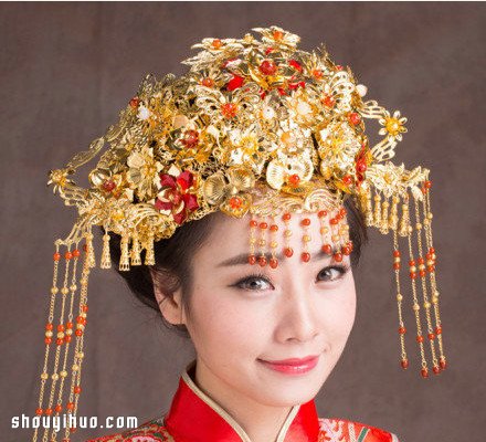 華麗麗的中式復(fù)古婚禮新娘頭飾 美呆啦！ -  rpnrmr.com