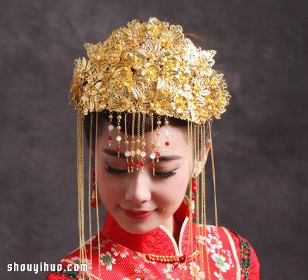 華麗麗的中式復(fù)古婚禮新娘頭飾 美呆啦！ -  rpnrmr.com