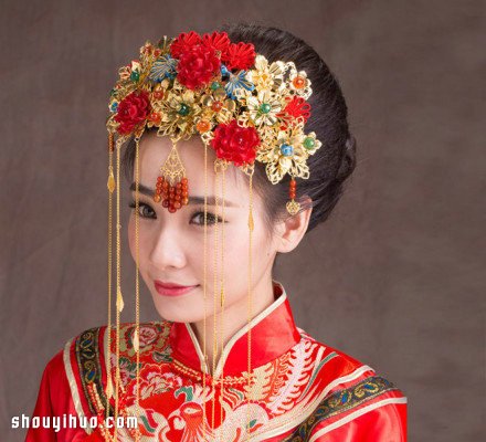 華麗麗的中式復(fù)古婚禮新娘頭飾 美呆啦！ -  rpnrmr.com
