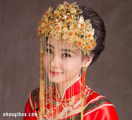 華麗麗的中式復(fù)古婚禮新娘頭飾 美呆啦！ -  rpnrmr.com