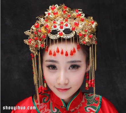 華麗麗的中式復(fù)古婚禮新娘頭飾 美呆啦！ -  rpnrmr.com