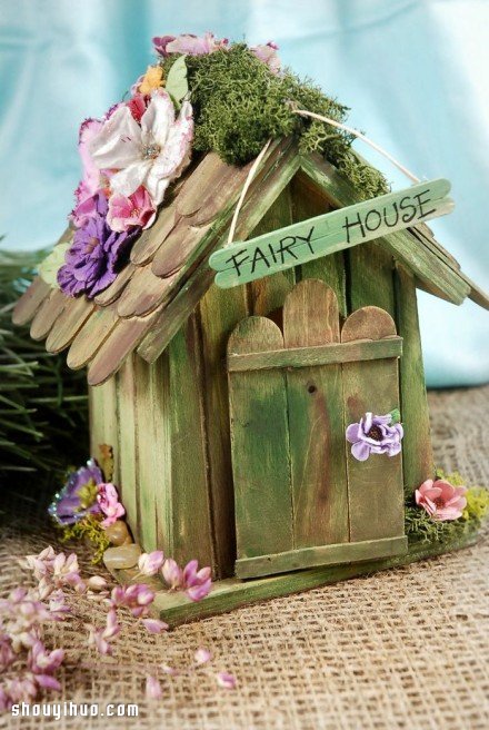 雪糕棍DIY小制作 你喜歡掛件還是精靈小屋 -  rpnrmr.com