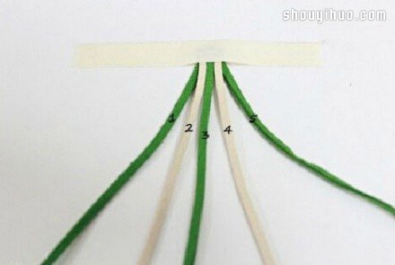 簡(jiǎn)單五股皮繩編織手鏈?zhǔn)骤C的制作方法圖解 -  rpnrmr.com