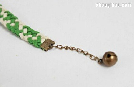 簡(jiǎn)單五股皮繩編織手鏈?zhǔn)骤C的制作方法圖解 -  rpnrmr.com