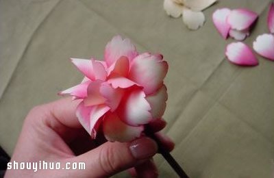 廢棄刨花木屑變廢為寶DIY漂亮花朵手工藝品 -  rpnrmr.com