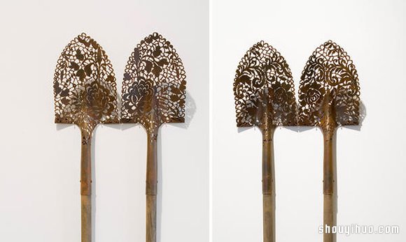 粗獷工業(yè)風(fēng)也能很古典美 銹蝕金屬雕花作品 -  rpnrmr.com