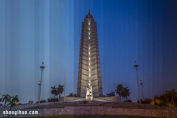 創(chuàng)意攝影:切割出名勝景點(diǎn)建筑物的白天黑夜 -  rpnrmr.com