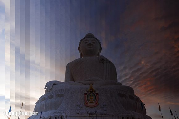 創(chuàng)意攝影:切割出名勝景點(diǎn)建筑物的白天黑夜 -  rpnrmr.com