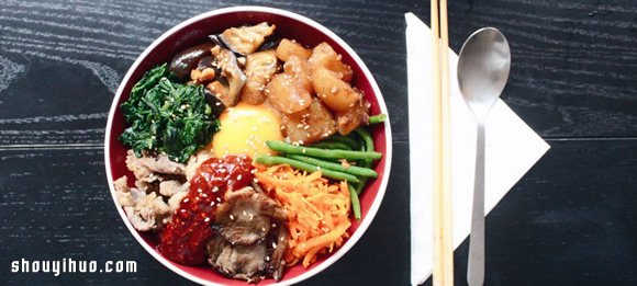 韓式拌飯的做法 重點(diǎn)在辣醬和荷包蛋！ -  rpnrmr.com