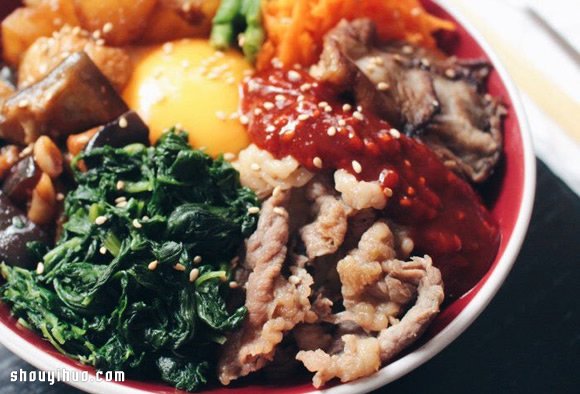 韓式拌飯的做法 重點(diǎn)在辣醬和荷包蛋！ -  rpnrmr.com