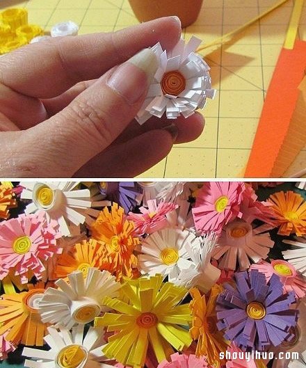 卡紙手工制作紙花盆栽 假花盆栽制作用卡紙 -  rpnrmr.com