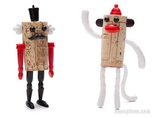 紅酒瓶塞手工DIY制作的有趣兒童玩具 -  rpnrmr.com