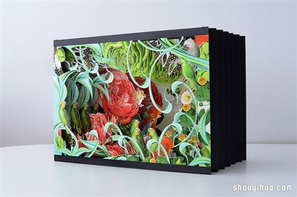Bozena Rydlewska 的3D立體紙雕書 -  rpnrmr.com