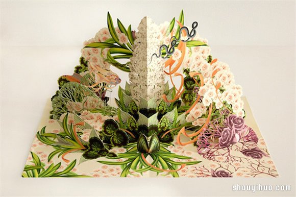 Bozena Rydlewska 的3D立體紙雕書 -  rpnrmr.com