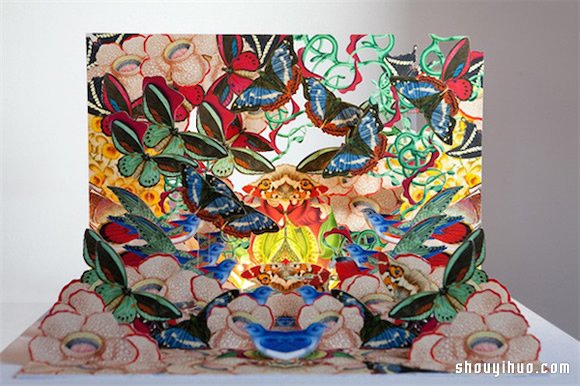 Bozena Rydlewska 的3D立體紙雕書 -  rpnrmr.com