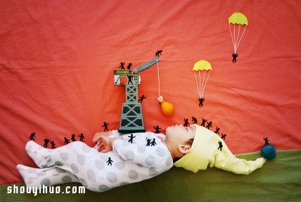 用衣服等DIY魔幻場景 給兒子拍出趣味照片 -  rpnrmr.com