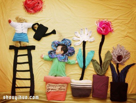 用衣服等DIY魔幻場景 給兒子拍出趣味照片 -  rpnrmr.com