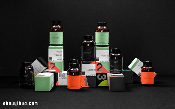 前衛(wèi)新穎的包裝設計 五顏六色的營養(yǎng)補充品 -  rpnrmr.com
