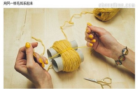 簡(jiǎn)單的毛線球制作方法詳細(xì)圖解教程 -  rpnrmr.com
