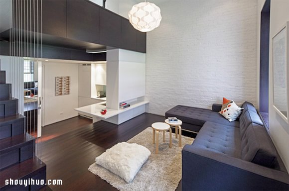曼哈頓40平米 Loft 小戶型公寓裝修設(shè)計 -  rpnrmr.com