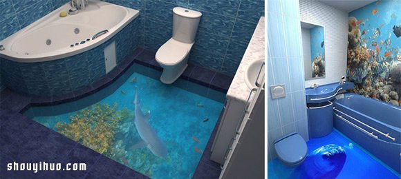 超酷炫3D立體地板 直接為你把美景搬到家中 -  rpnrmr.com