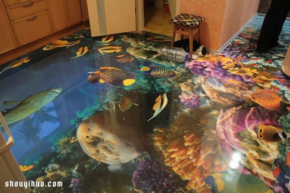 超酷炫3D立體地板 直接為你把美景搬到家中 -  rpnrmr.com