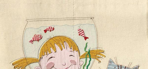 Lena Guberman 趣味十足的拼布畫作品 -  rpnrmr.com