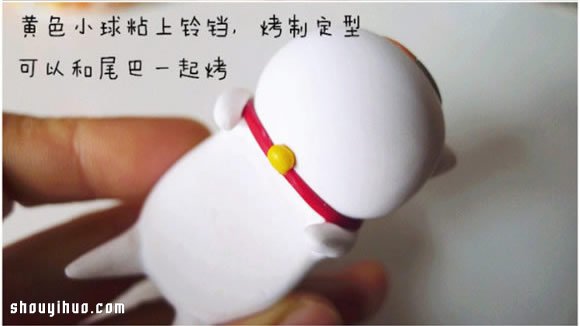 可愛招財貓軟陶玩偶DIY手工制作圖解教程 -  rpnrmr.com